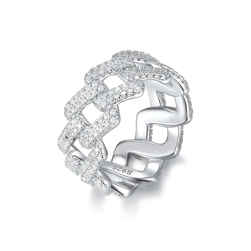 LYEE CYEE S925 Sterling Silver Moissanite Ring Jewelry