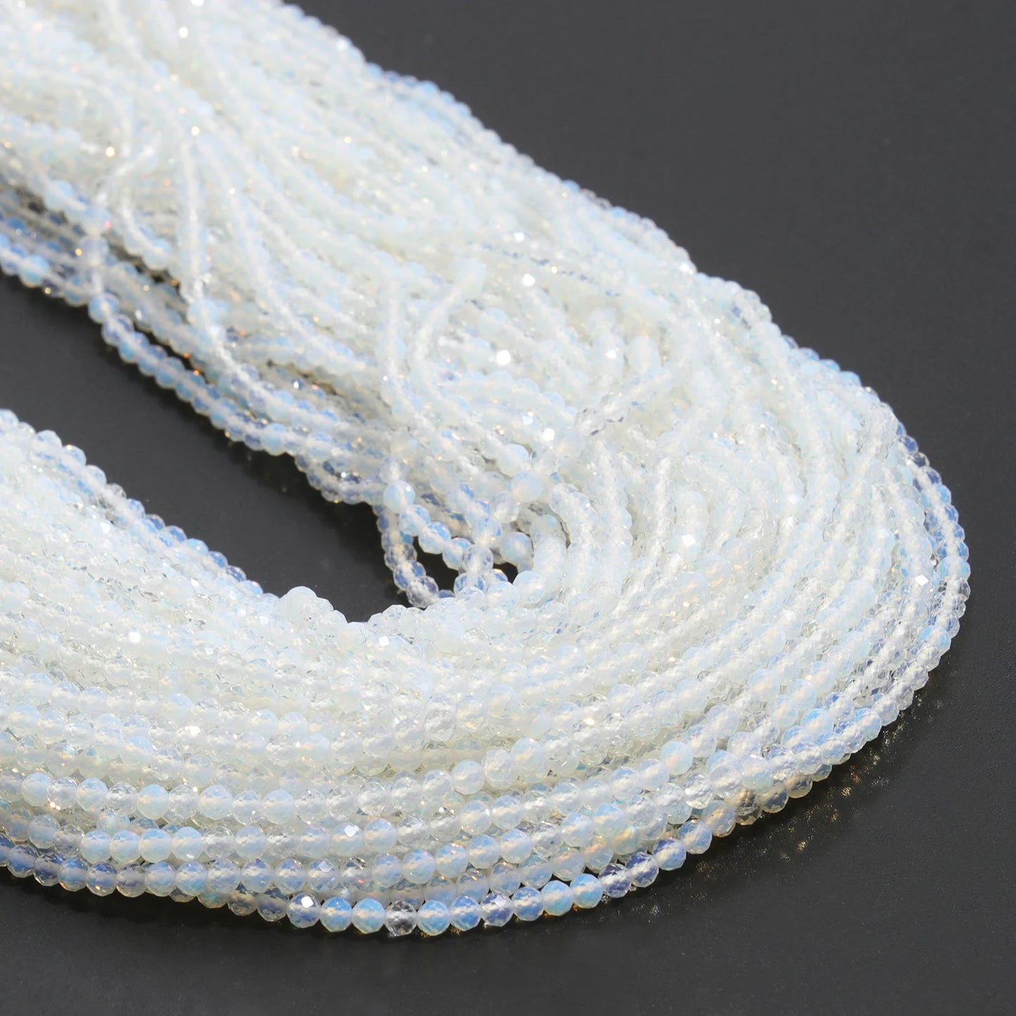 Rhinestone Faceted Tiny Beads For Jewelry Making DIY Projects