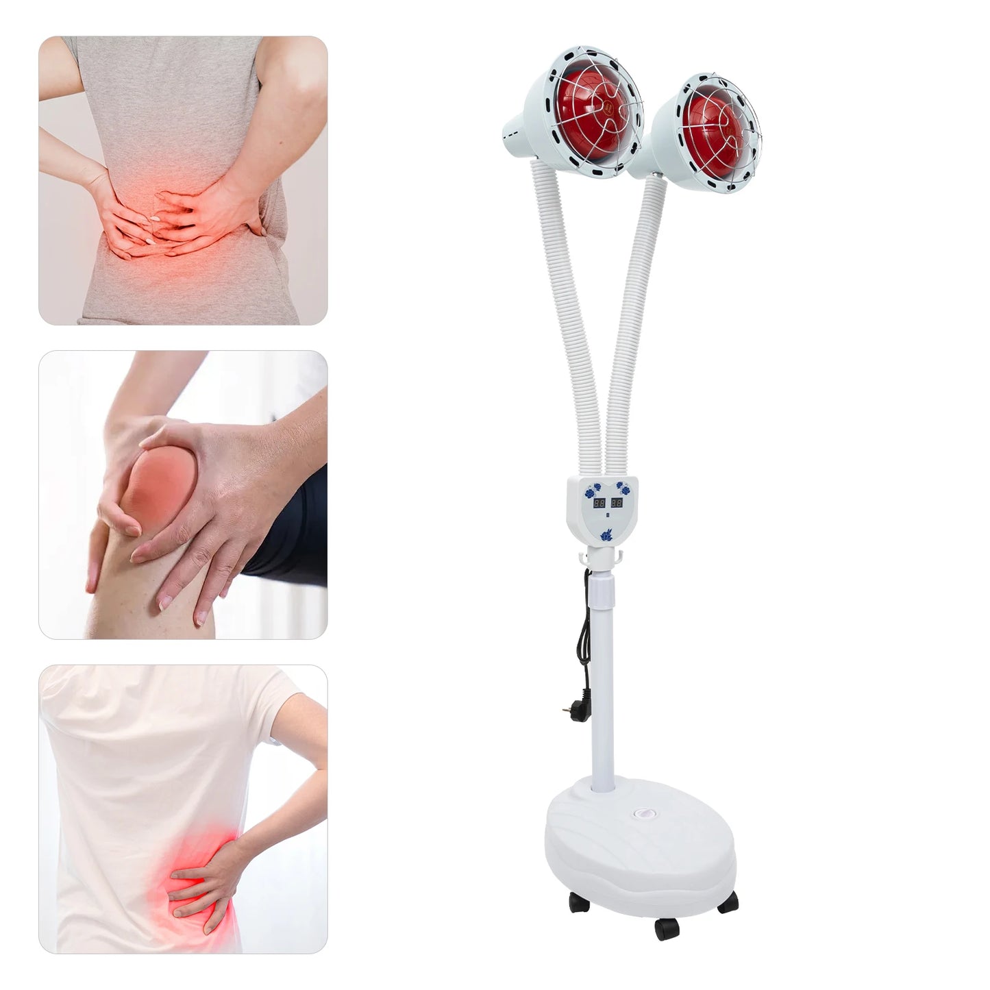 YIYIBYUS Double Head Electric Infrared Therapy Lamp