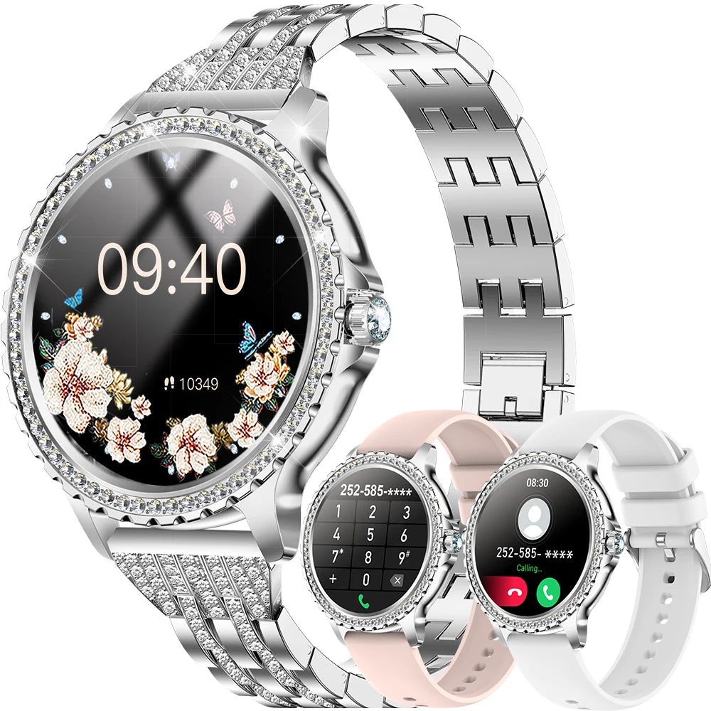 INNOFOVO Smartwatch For Women Touchscreen Fitness Tracker Wireless Calls Music