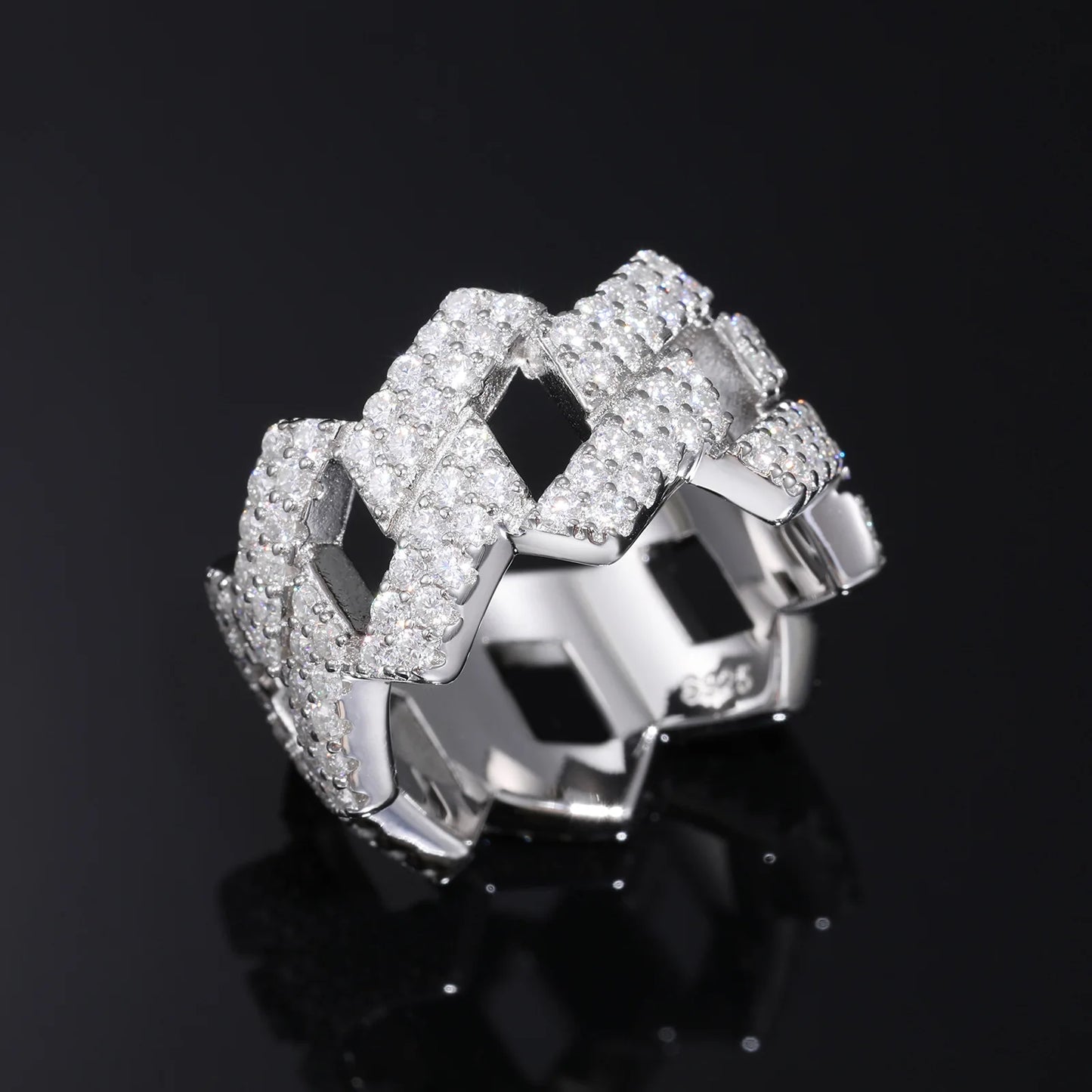 LYEE CYEE S925 Sterling Silver Moissanite Ring Jewelry