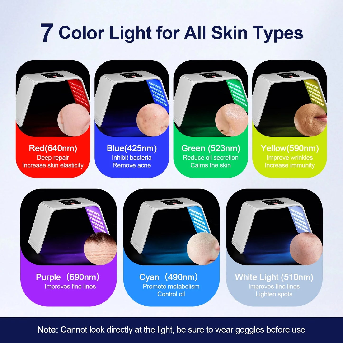 Foreverlily LED Photon Rejuvenation Machine Skin Care