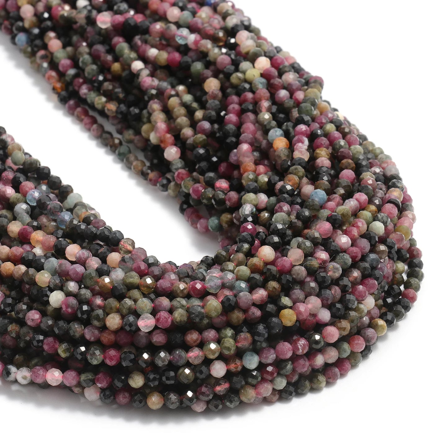 Rhinestone Faceted Tiny Beads For Jewelry Making DIY Projects