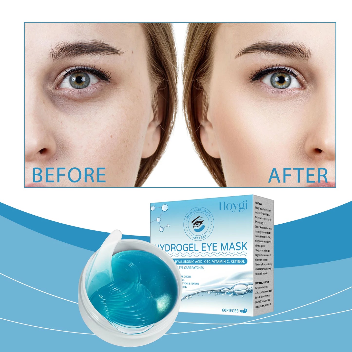 Hoygi Retinol Eye Mask For Moisturizing And Wrinkle Reduction