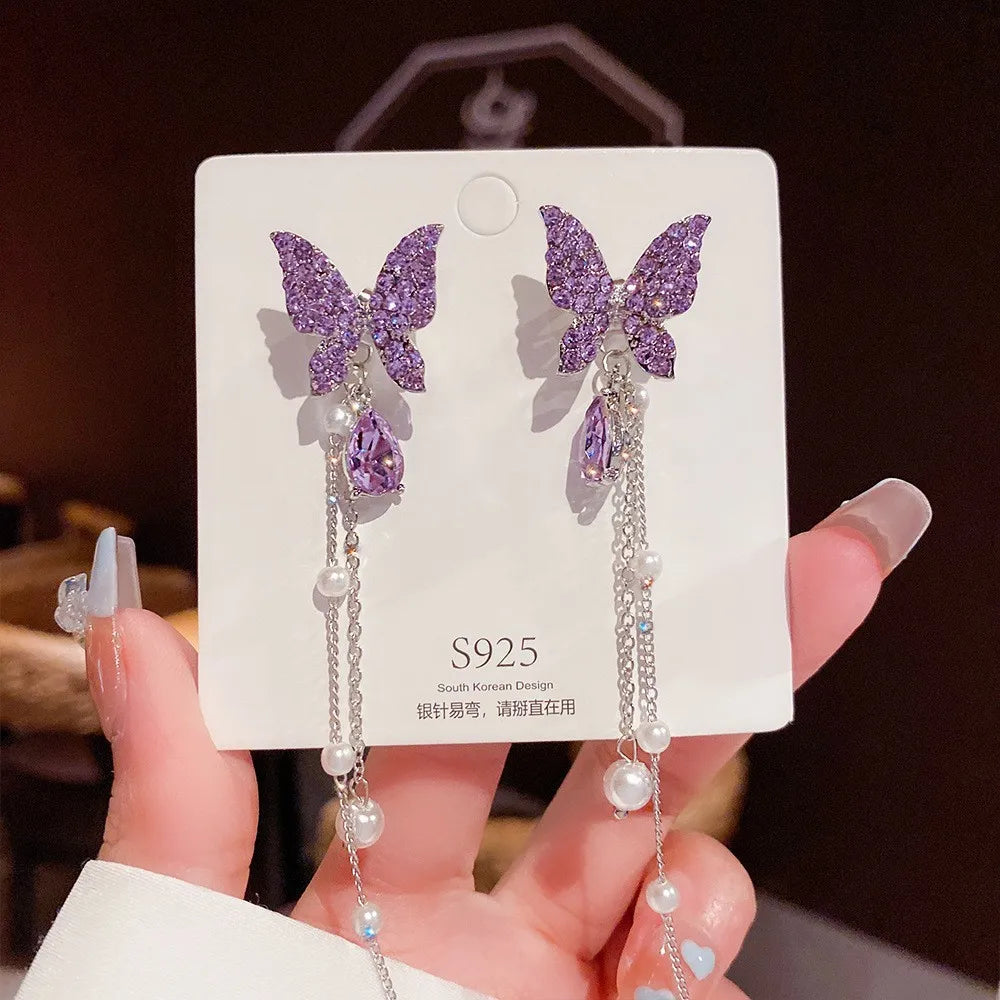 Trendy Bow Drop Earrings For Women Fashion Jewelry