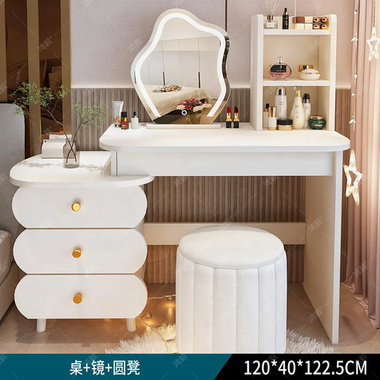 DUTRIEUX European Vanity Table With Mirror And Storage