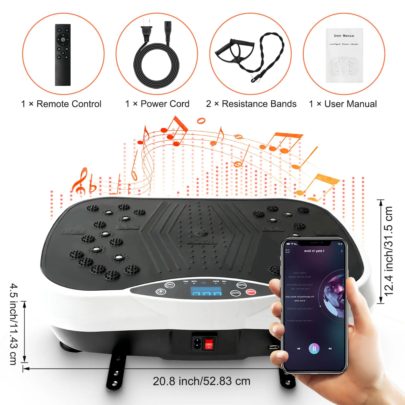 Vibration Plate Exercise Machine Full Body Fat Burning Shaker