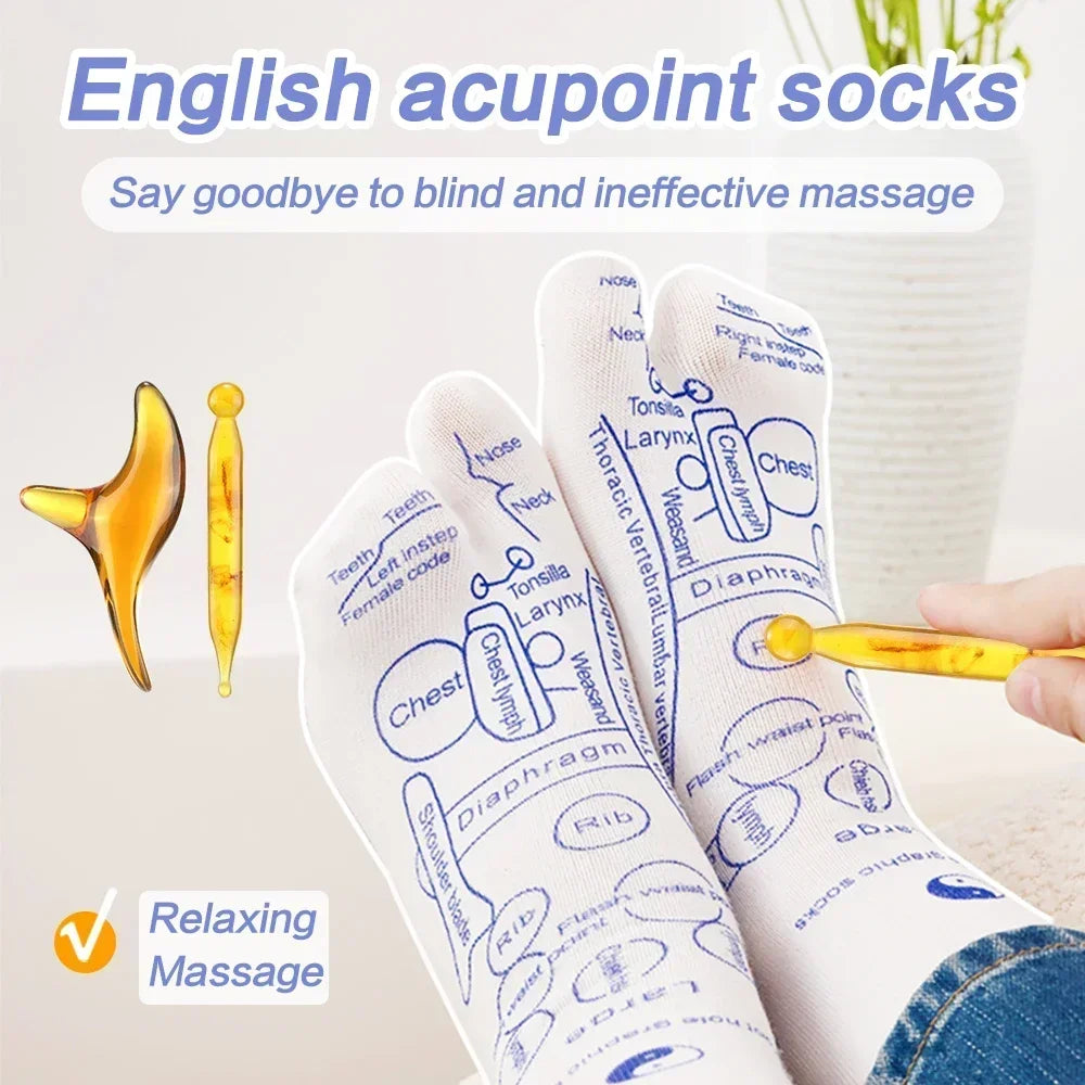 Acupressure Reflexology Foot Socks For Relieving Tired Feet
