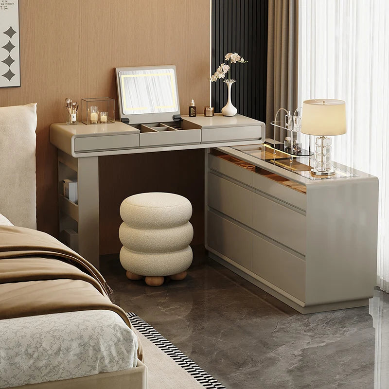 Vanity Table Organizer Jewelry Cosmetics Makeup Dressing Lounge Suite Furniture
