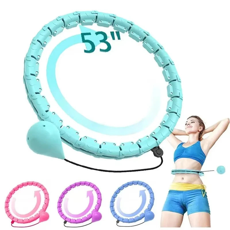 Smart Weighted Hula Hoop For Adults With Detachable Links Cardio