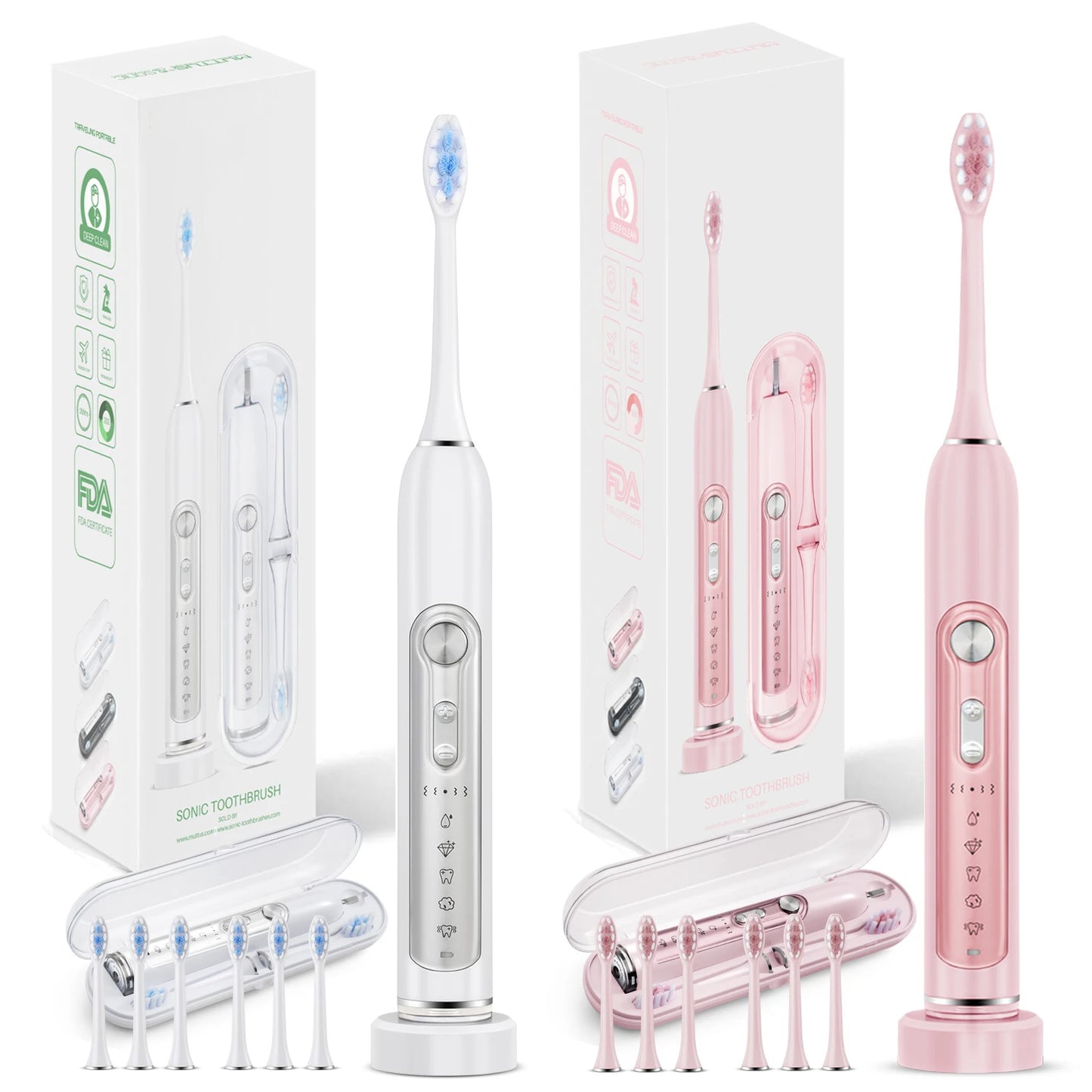 Subort S7 Super Sonic Electric Timer Whitening Toothbrush