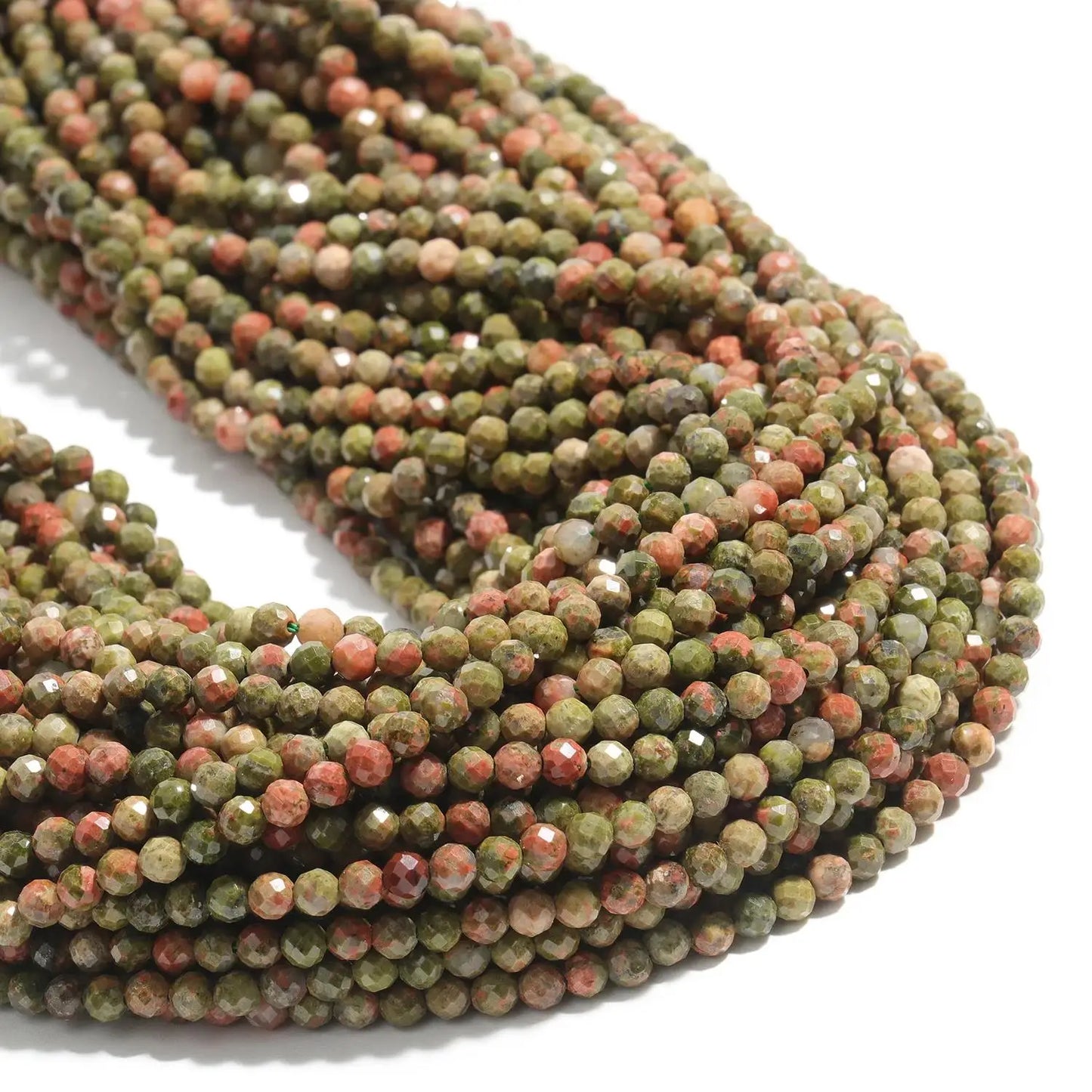 Rhinestone Faceted Tiny Beads For Jewelry Making DIY Projects