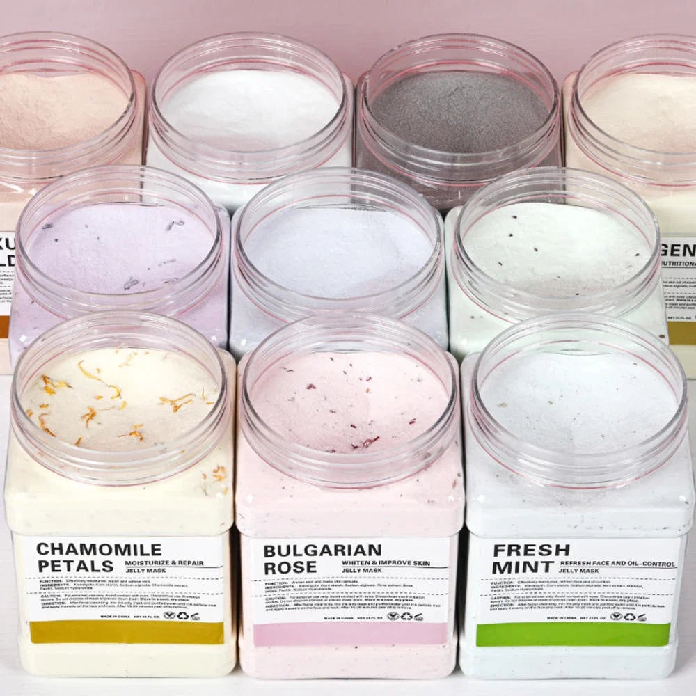 6PCS Jelly Mask Powder Professional  Masks Beauty Salon Use Facial Skin Care