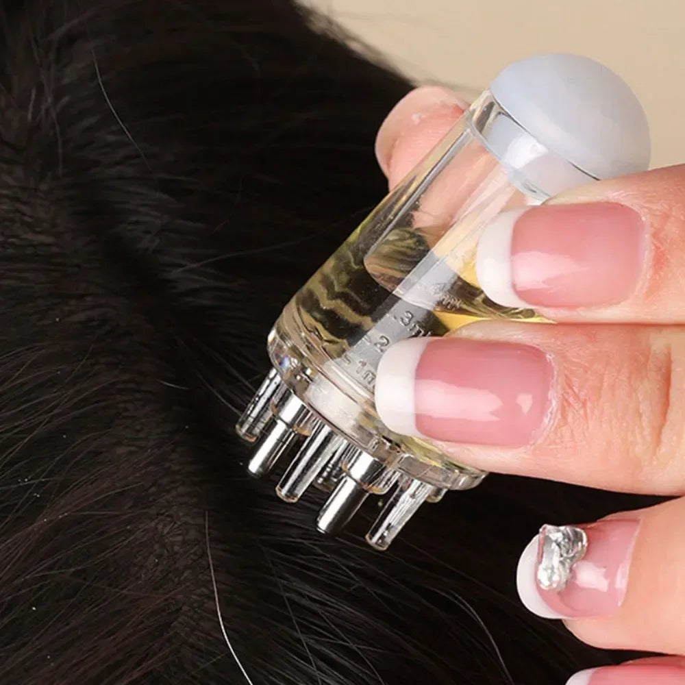 Scalp Applicator Liquid Comb Mini Massage Ball For Hair Care
