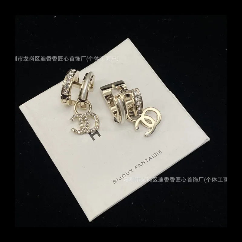 Half Circle Double Female Spice Girls Fashion Stud Earrings