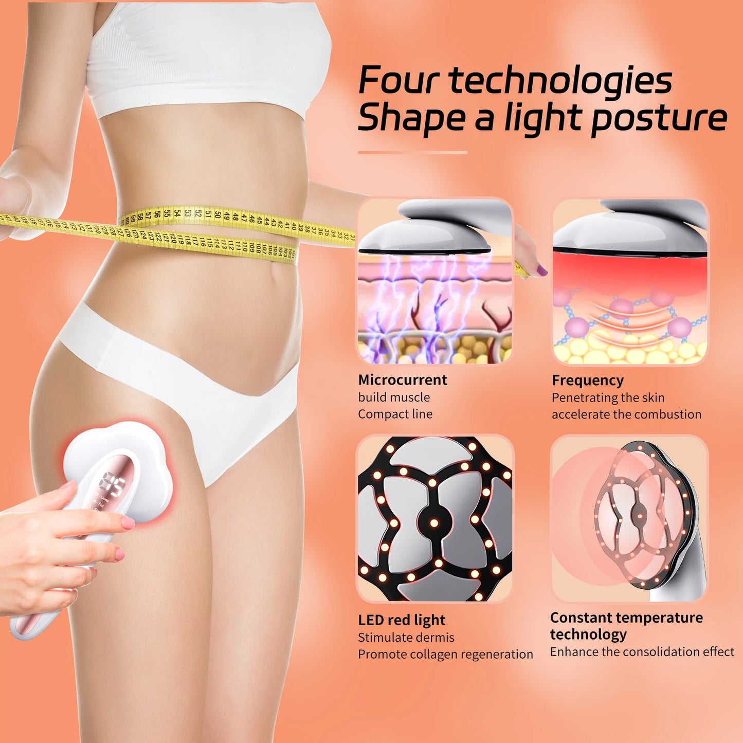 Body Sculpting Massager Infrared Slimming Therapy For Fat Removal