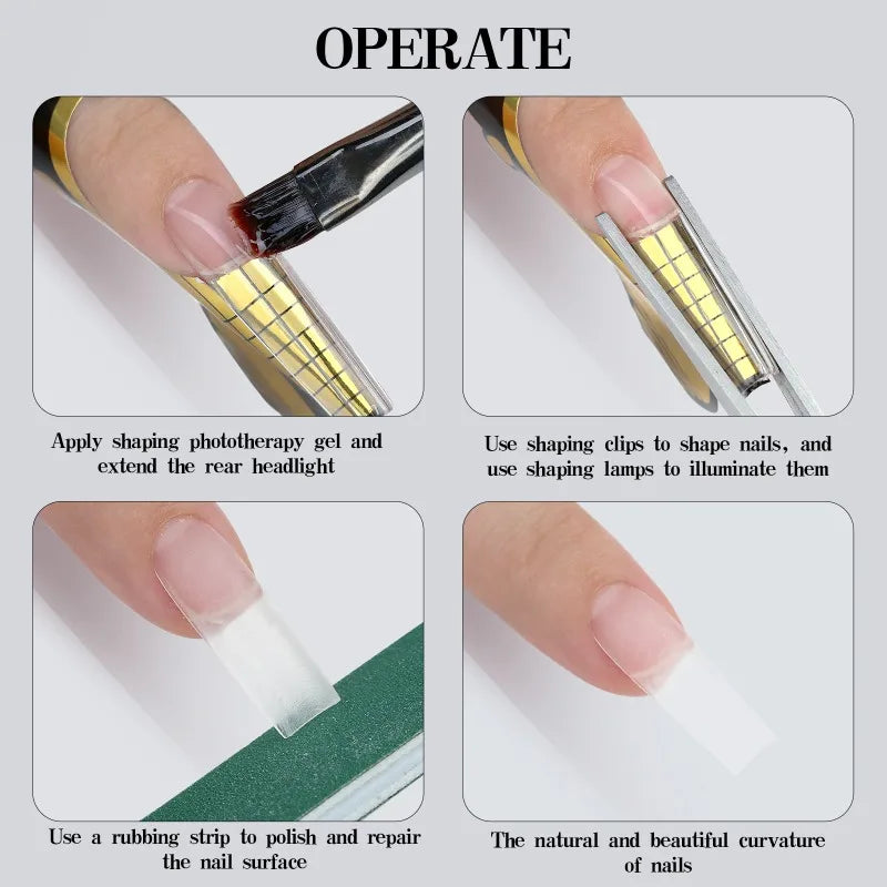Nail Clip Set Stainless Steel Tweezer For Nail Art Shaping