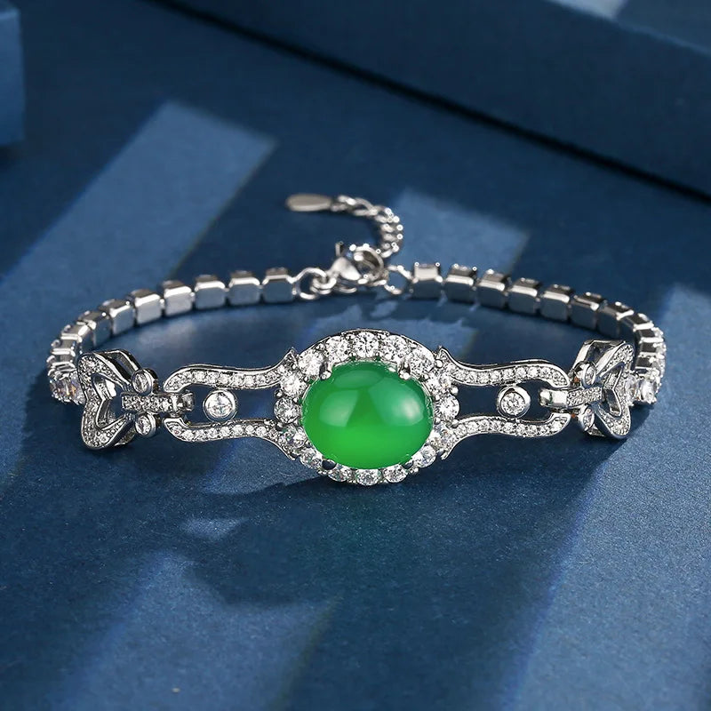 Retro Fluorescent Temperament Metal Bracelet Accessory
