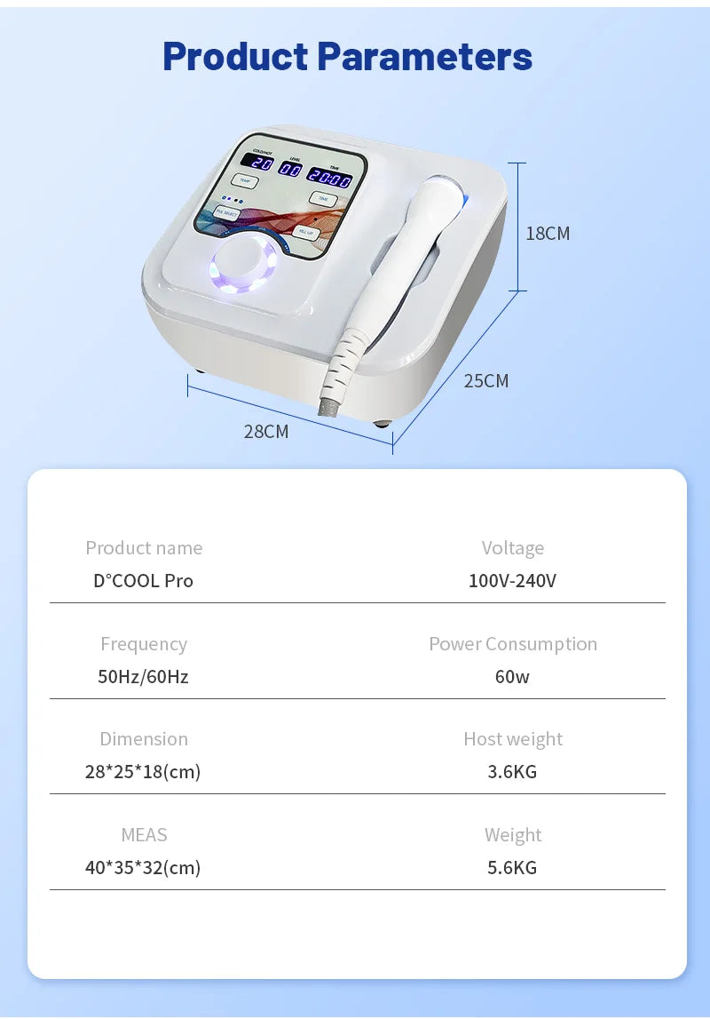 Slimming Portable Skin Tightening Device For Beauty Centers