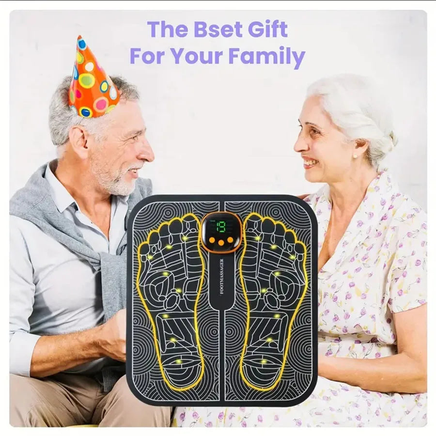 Foot Massager For Muscle Relaxation LCD Display Remote Control