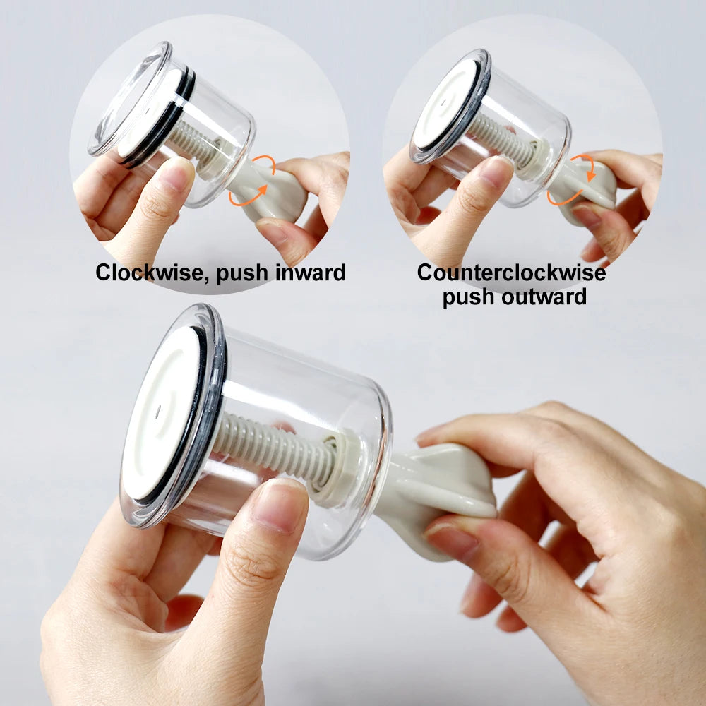 Portable Vacuum Suction Cupping Pump Tool for Body Pain Relief