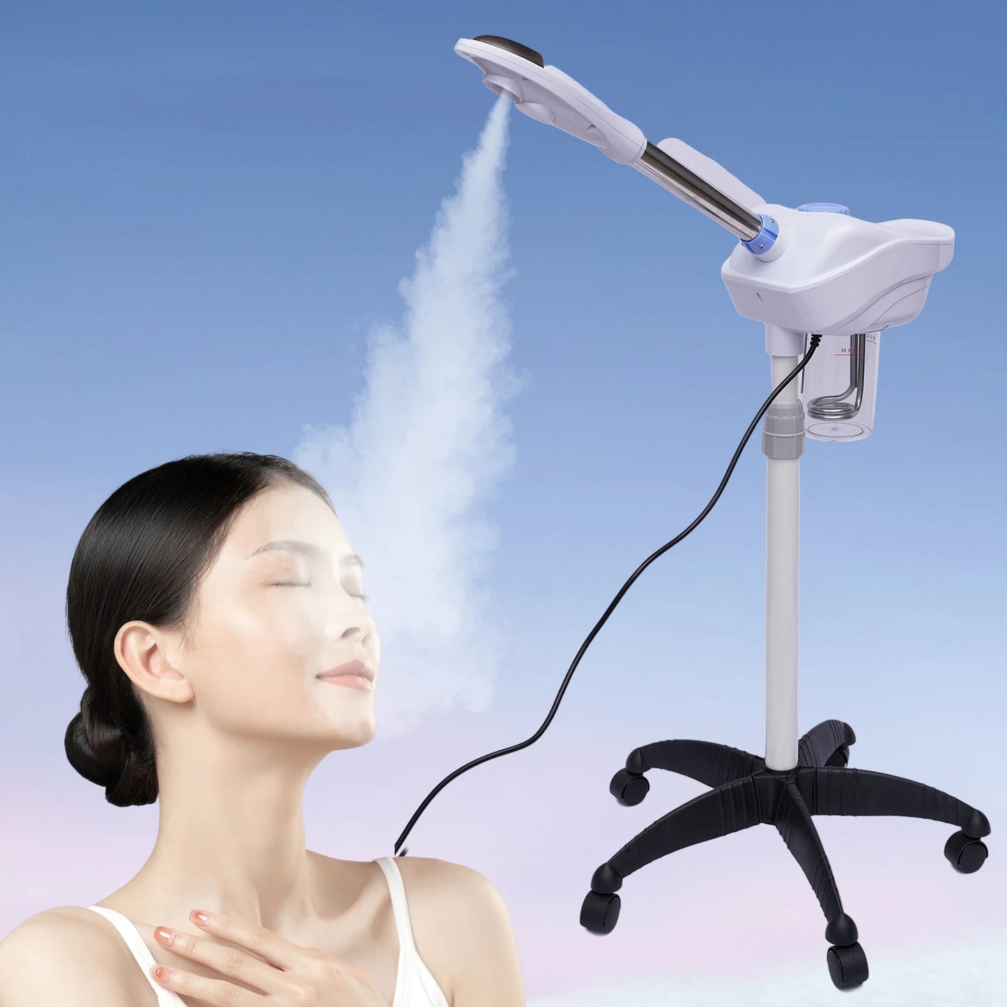 Bymaocar Professional Facial Steamer With Hot Mist Function Herbal Cup