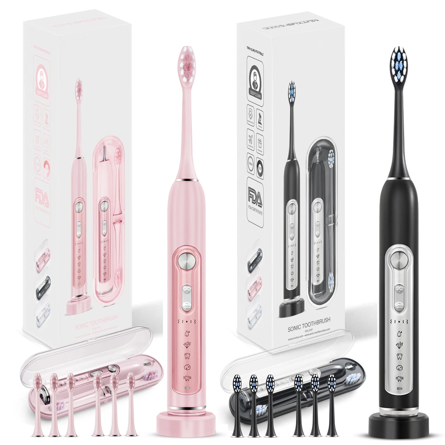 Subort S7 Super Sonic Electric Timer Whitening Toothbrush