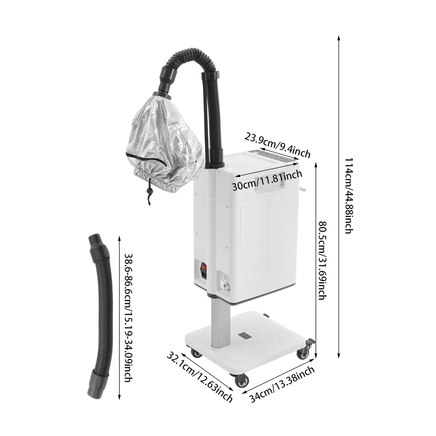 Nano Hair Steamer With Negative Ion Spray For Hair Care