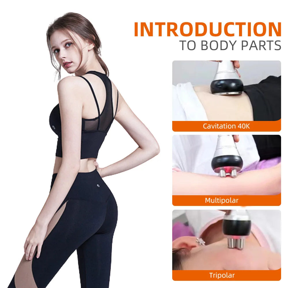 Misshearth 3-In-1 Body Slimming Massager Cavitation Machine