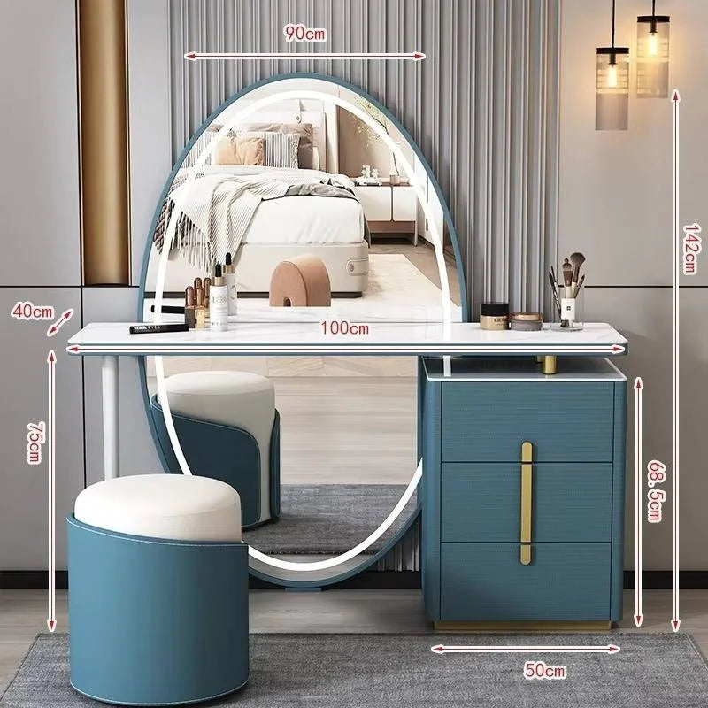 Room Vanity Dressing Table Queen Bedroom Drawers Mobile