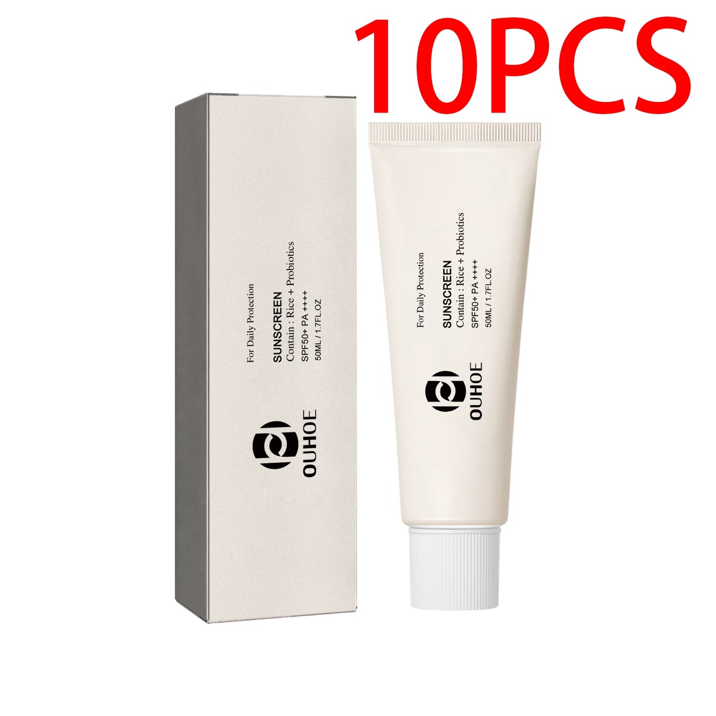 Ouhoe SPF 50 Face Sunscreen Probiotic Brightening Cream