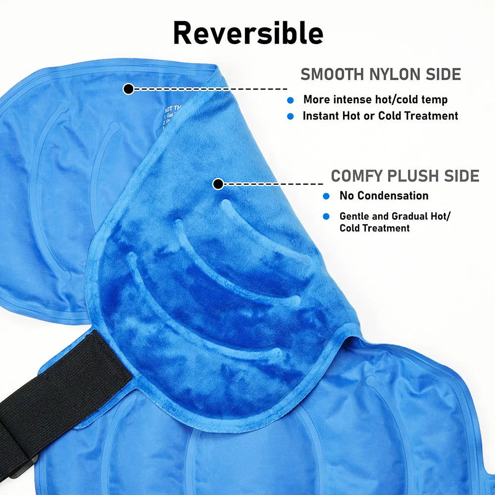 Shoulder Ice Pack Wrap With Hot Cold Therapy Brace