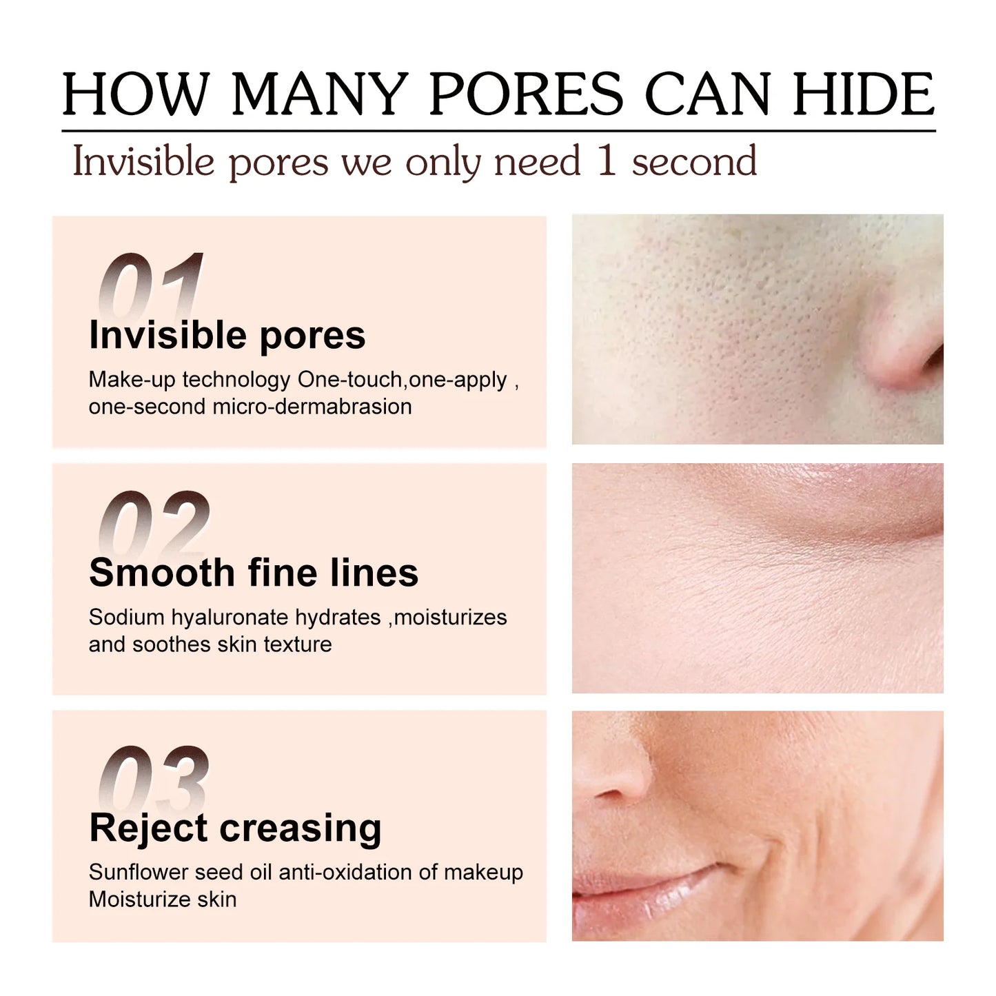 Eelhoe Pore Primer Concealer Base for Face Moisturizing