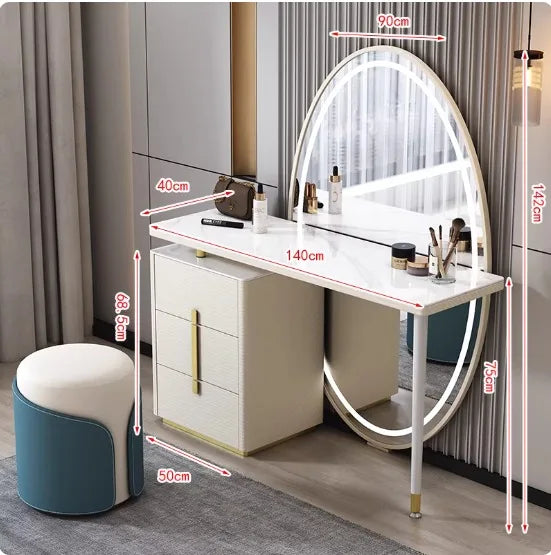 Room Vanity Dressing Table Queen Bedroom Drawers Mobile