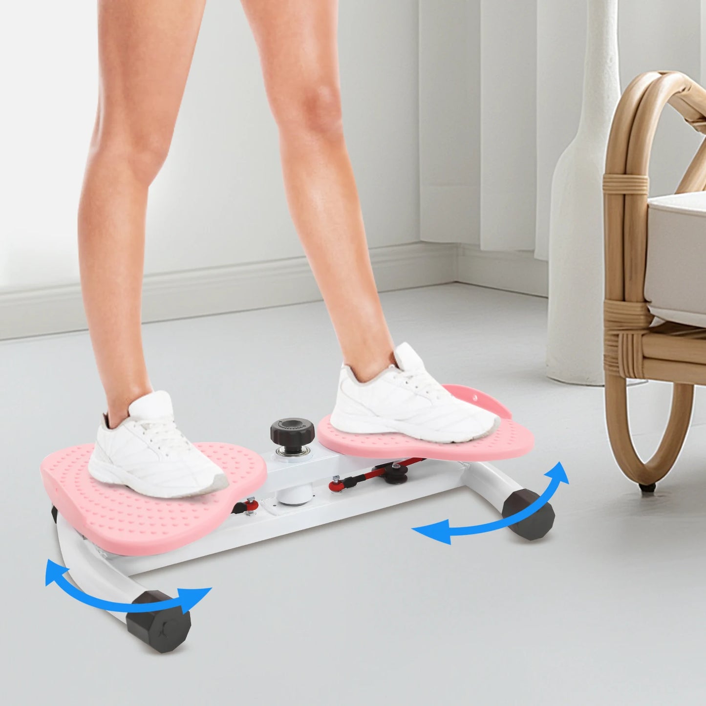 Waist Twister Exercise Machine With Resistance Bands For Abs Workout