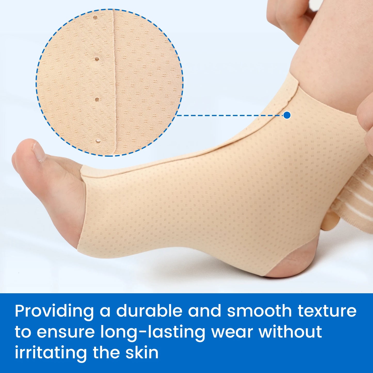 Velpeau Ankle Compression Sleeve for Achilles Tendinitis and Plantar Fasciitis