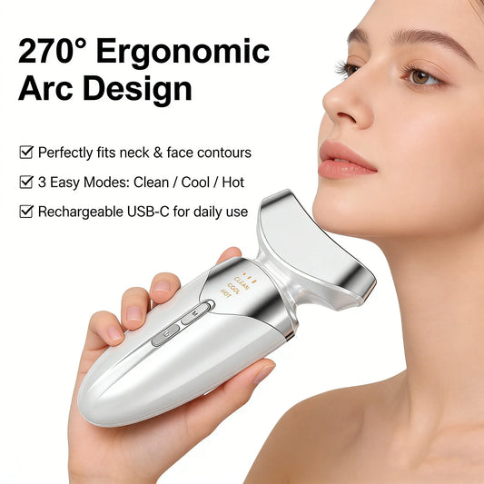 Yongrow 3in1 LED Hot Cold Face Neck Lifting Tightening Device