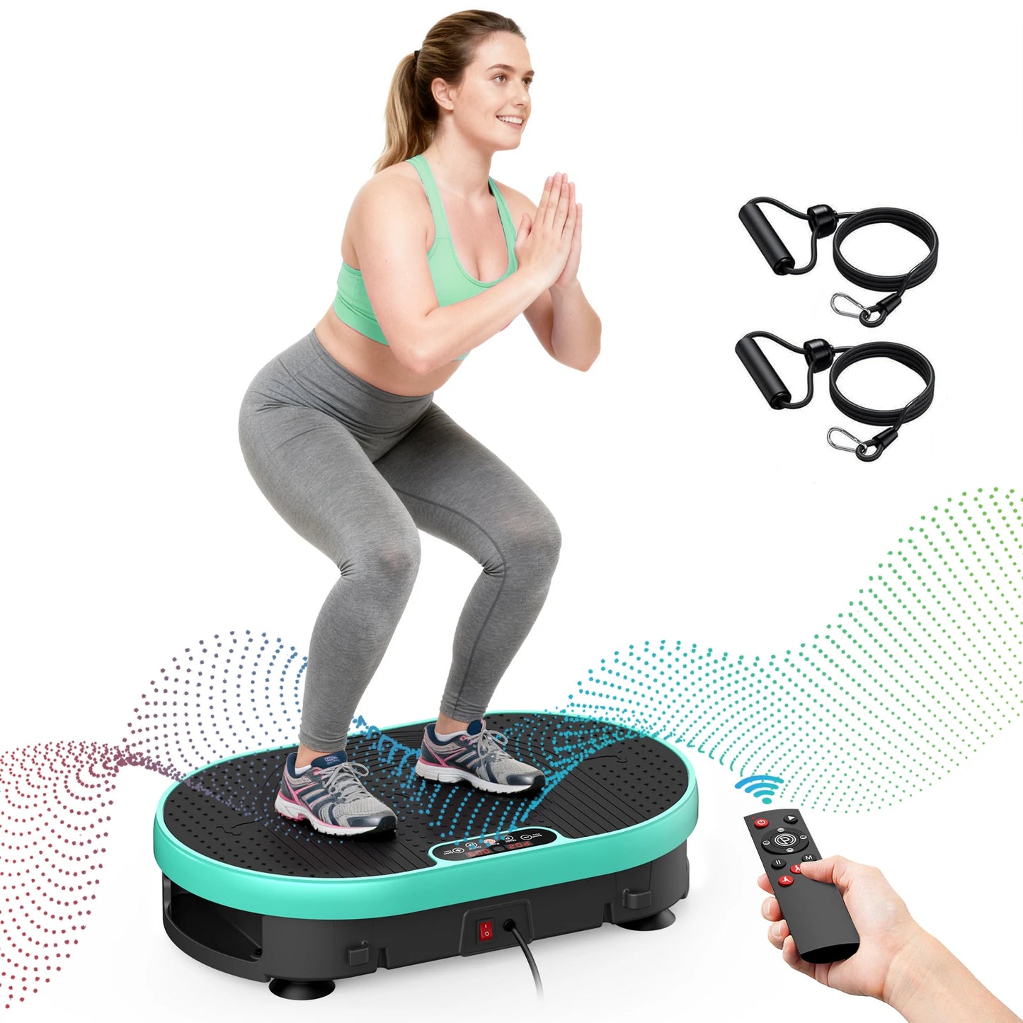 HTM Oscillating Vibration Fat Burner Plate With Remote
