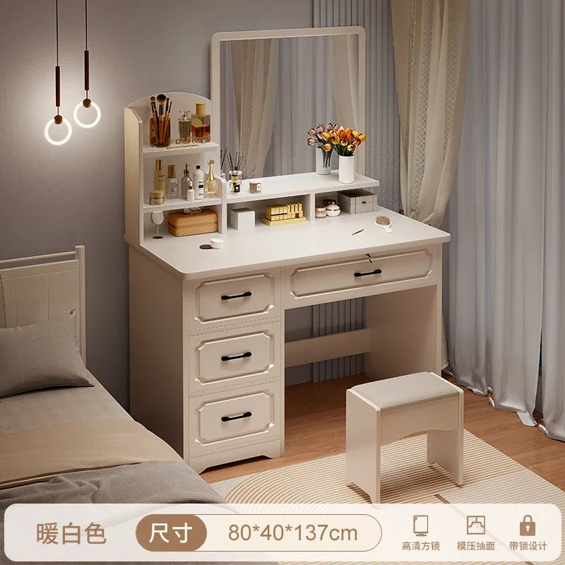 DUTRIEUX Nordic Handles Dressing Table Vanity Makeup Mirror