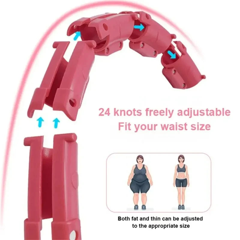 Smart Weighted Hula Hoop For Adults With Detachable Links Cardio