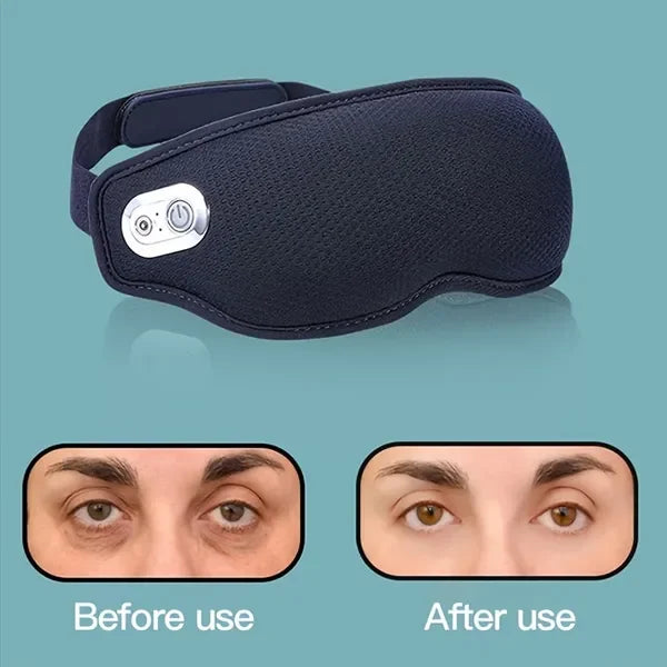 Rechargeable Heating Eye Massager With Hot And Cold Relief