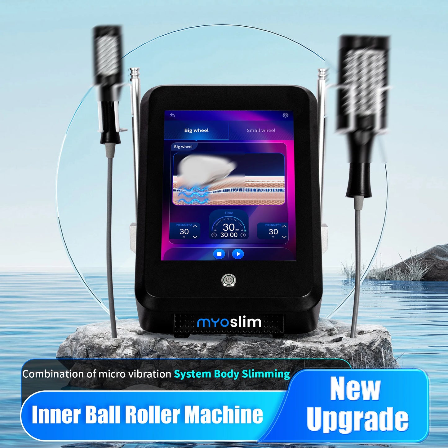 Myoslim EMS Inner Ball Roller Massager for Cellulite Reduction