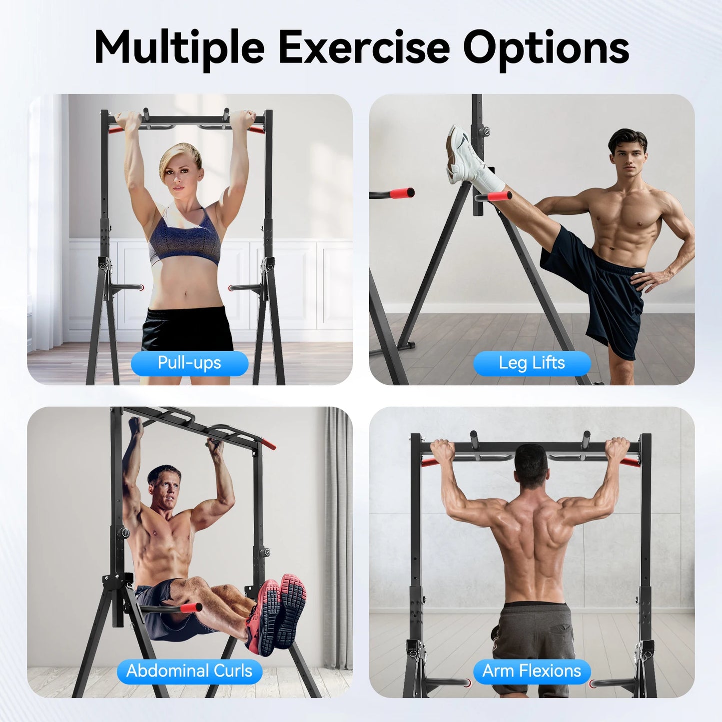 Adjustable Foldable Home Gym Multi Function Strength Training Station