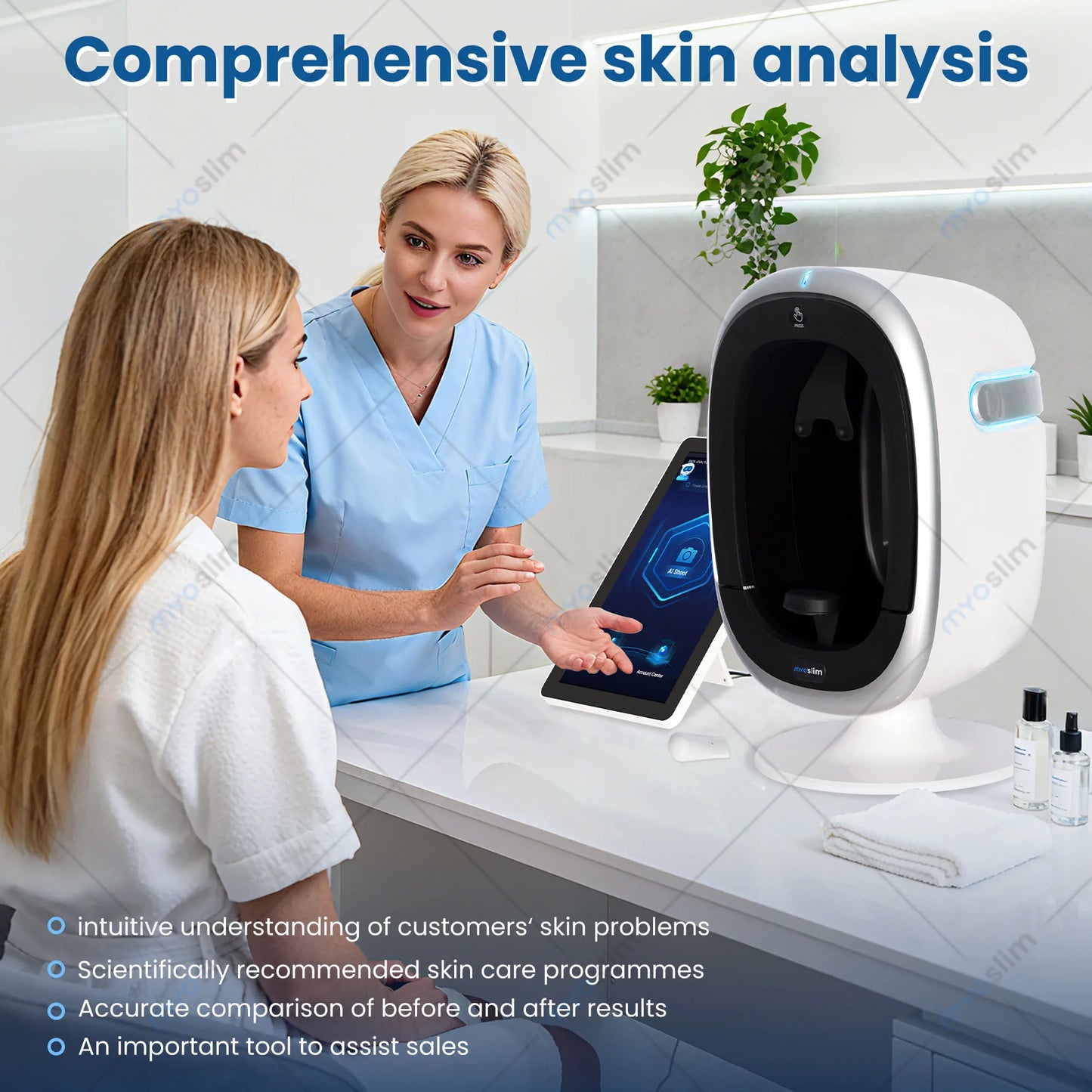 MYOSLIM 3D Skin Scanner and Facial Analysis Tool Pro