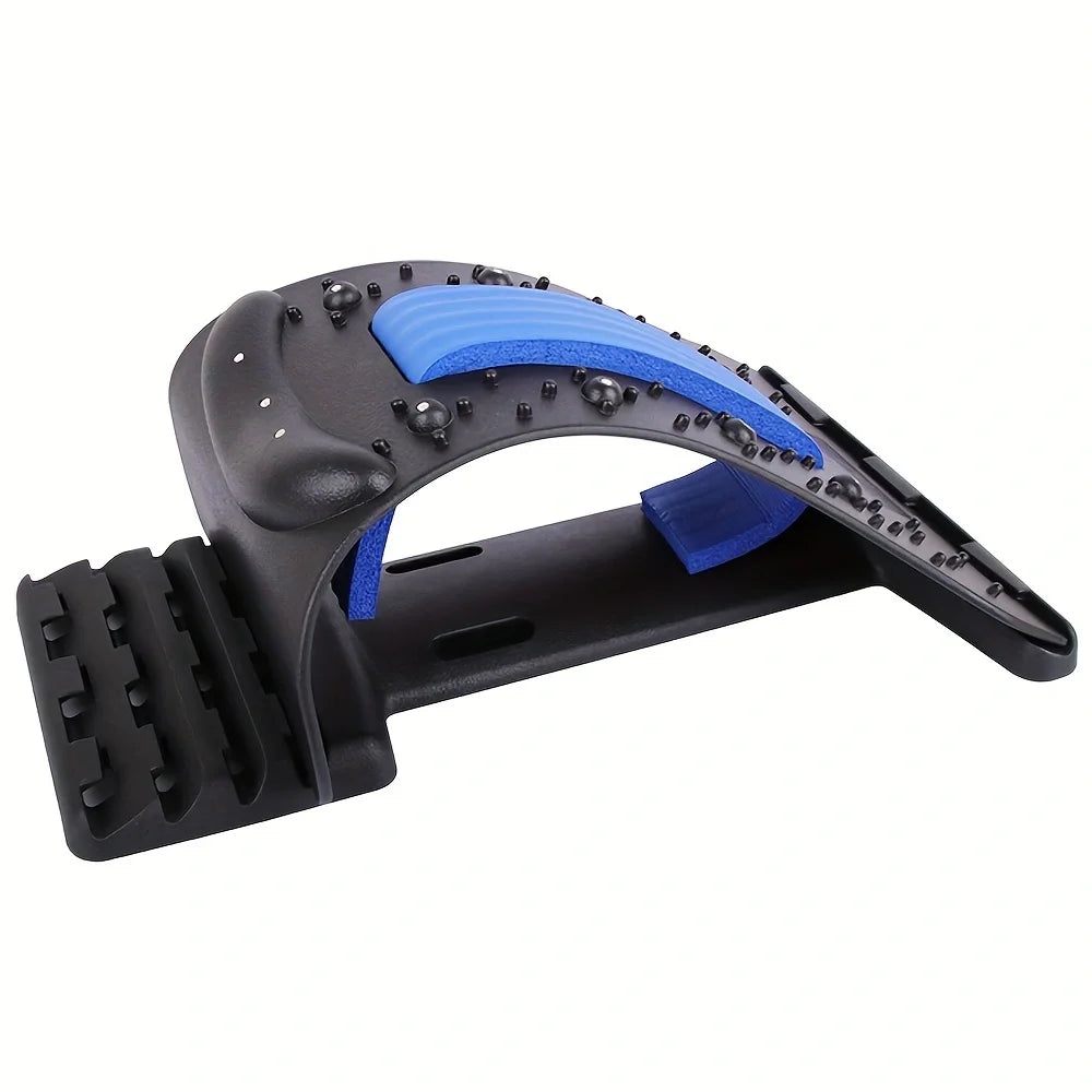 Magnetic Therapy Back Stretcher Massage Device With Multi Level Adjustment