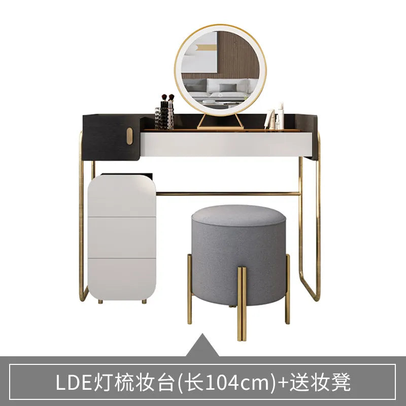 Dutrieux Nordic Makeup Table Vanity for Home Office Decor