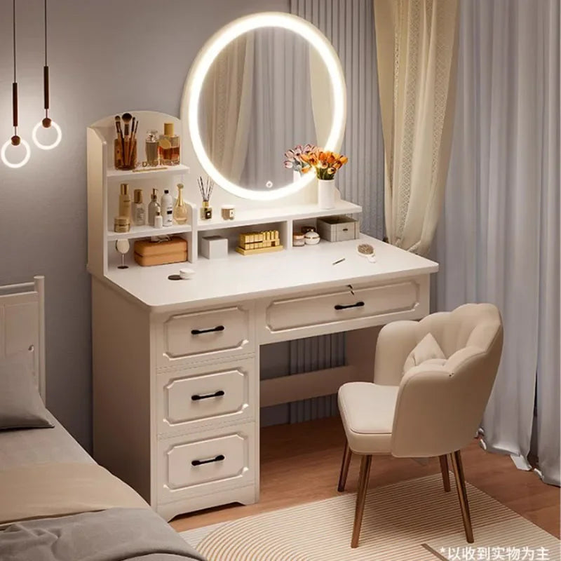 DUTRIEUX Nordic Handles Dressing Table Vanity Makeup Mirror