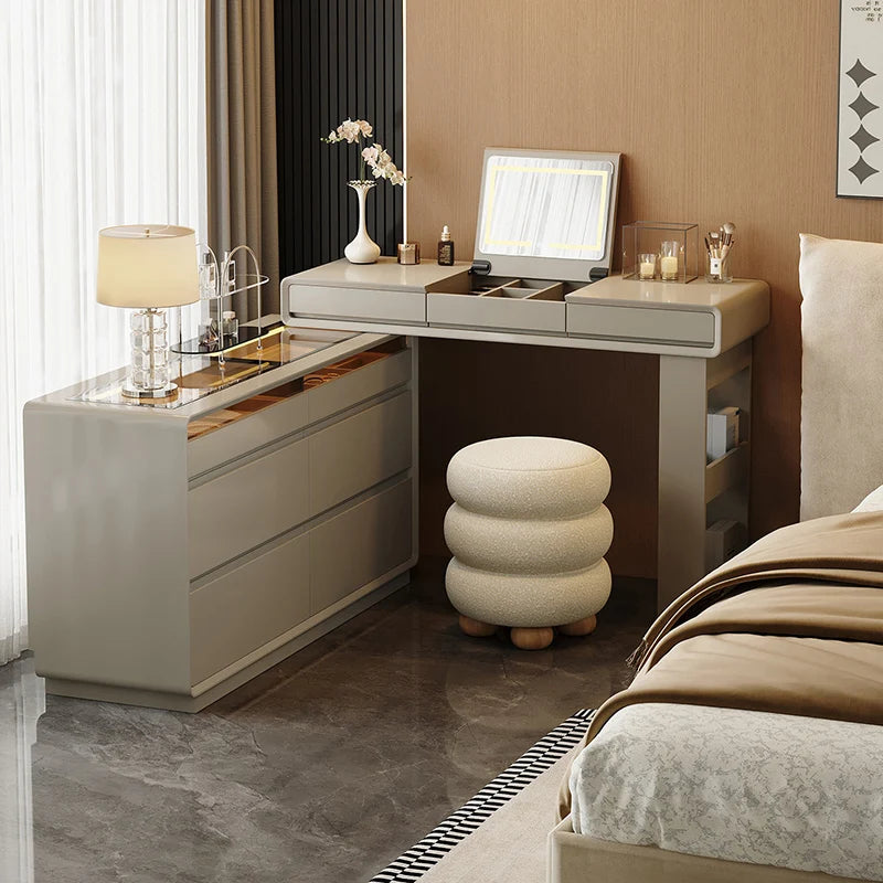 Vanity Table Organizer Jewelry Cosmetics Makeup Dressing Lounge Suite Furniture