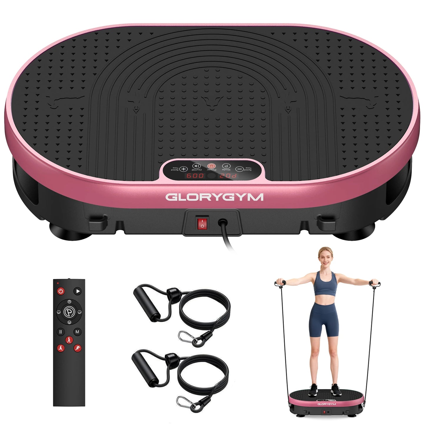 HTM Oscillating Vibration Fat Burner Plate With Remote