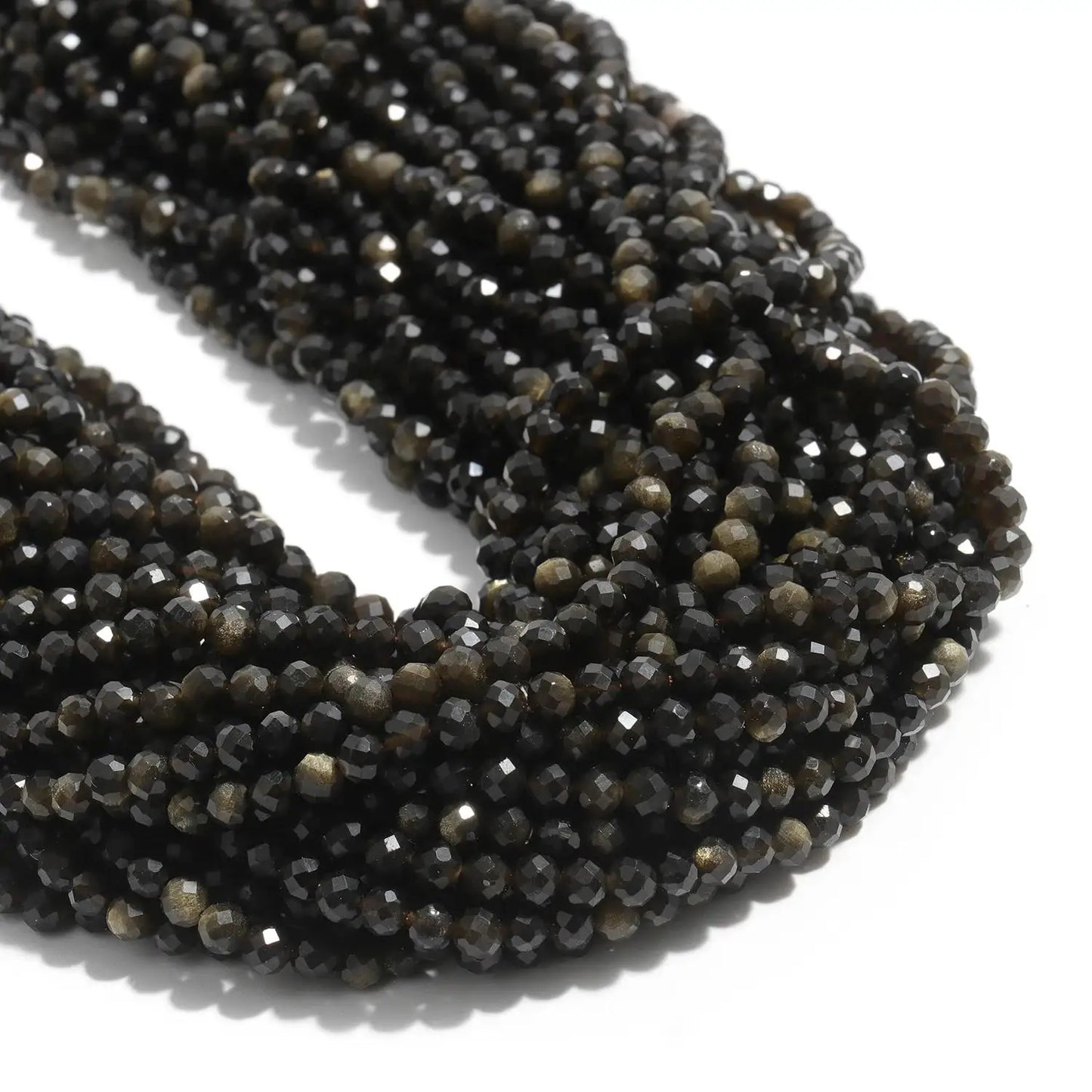 Rhinestone Faceted Tiny Beads For Jewelry Making DIY Projects
